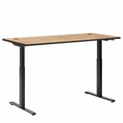 Fredriks Schreibtisch Cumminus I - Höhenverstellbar - Eiche Dekor -BÜROMÖBEL Verkaufsgeschäft 1000205509 200218 08194900020 DETAILS P000000001000205509