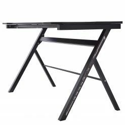 Furnitive Gaming Tisch mcRacing Basic 4 - (mit LED Beleuchtung) - Stahl - Schwarz -BÜROMÖBEL Verkaufsgeschäft 1000205570 200324 06100200053 DETAILS P000000001000205570