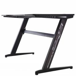 Furnitive Gaming Tisch mcRacing Basic 5 - (mit LED Beleuchtung) - Stahl - Carbon Dekor / Schwarz -BÜROMÖBEL Verkaufsgeschäft 1000205571 200324 06101400067 DETAILS P000000001000205571