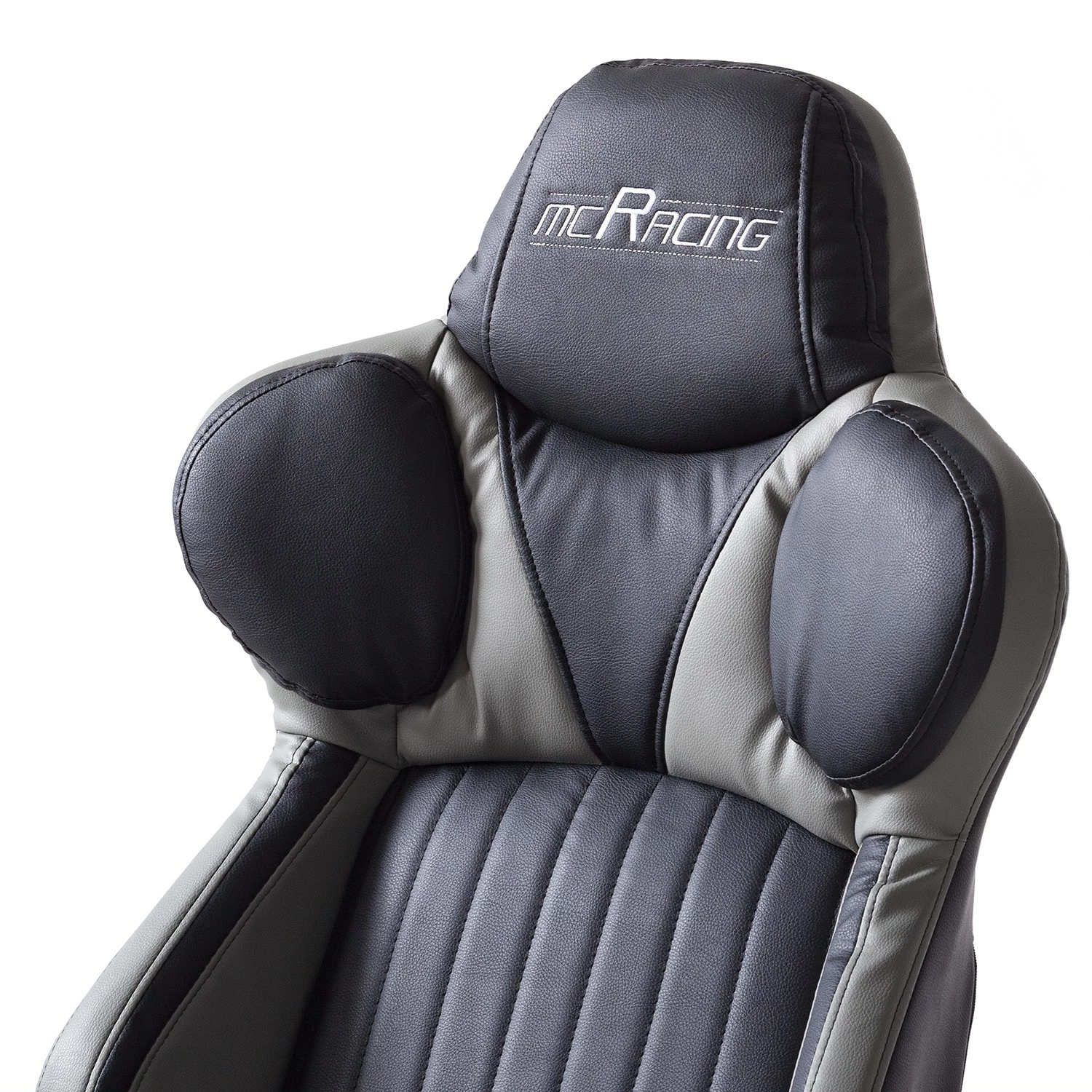 Furnitive Gaming Chair mcRacing II - Kunstleder / Kunststoff - Schwarz 12 Furnitive Gaming Chair mcRacing II - Kunstleder / Kunststoff - Schwarz – Bild 11