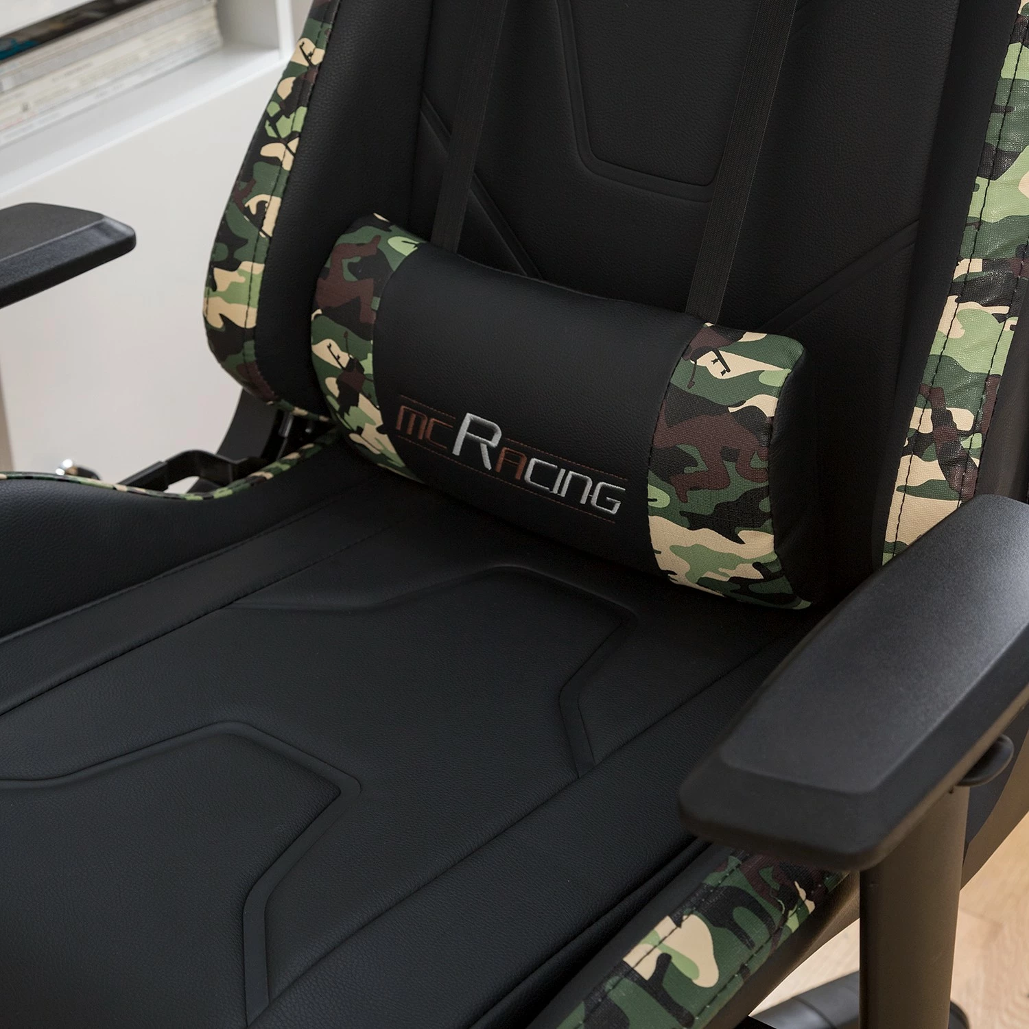 Furnitive Gaming Chair mcRacing N51 - Kunstleder / Kunststoff - Schwarz / Camouflage 18 Furnitive Gaming Chair mcRacing N51 - Kunstleder / Kunststoff - Schwarz / Camouflage – Bild 16