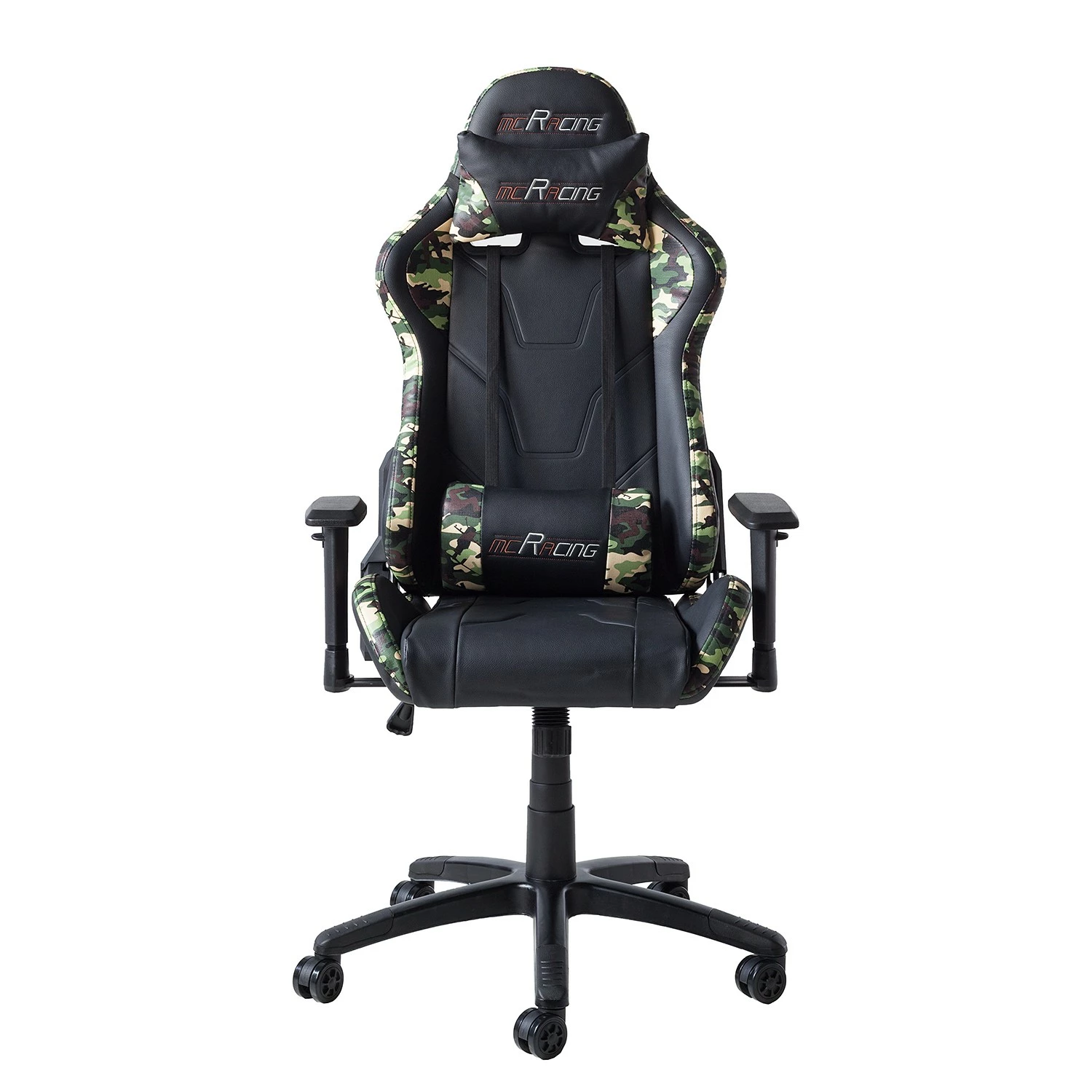 Furnitive Gaming Chair mcRacing N51 - Kunstleder / Kunststoff - Schwarz / Camouflage 6 Furnitive Gaming Chair mcRacing N51 - Kunstleder / Kunststoff - Schwarz / Camouflage – Bild 4