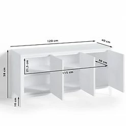 Loftscape Sideboard Norwell - Metall - Schwarz -BÜROMÖBEL Verkaufsgeschäft 1000209627 210115 07224500005 SKETCH DETAILS P000000001000209627 sketch