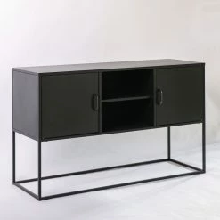 Loftscape Sideboard Stewton - Metall - Schwarz 8 Loftscape Sideboard Stewton - Metall - Schwarz -BÜROMÖBEL Verkaufsgeschäft 1000209634 200430 06153000035 MOOD DETAILS P000000001000209634 mood