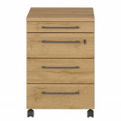 Germania Rollcontainer GW-Agenda - Eiche Grandson Dekor / Graphit -BÜROMÖBEL Verkaufsgeschäft 1000210641 200408 14212500032 DETAILS P000000001000210641