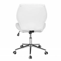 Duo Collection Bürodrehstuhl Jolina - Kunstleder / Metall - Weiß / Chrom 9 Duo Collection Bürodrehstuhl Jolina - Kunstleder / Metall - Weiß / Chrom -BÜROMÖBEL Verkaufsgeschäft 1000210734 200407 11052200034 DETAILS P000000001000210734