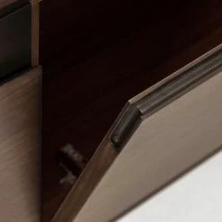 Red Living Sideboard Kluuvi - Echtholzfurnier - Walnuss / Schwarz -BÜROMÖBEL Verkaufsgeschäft 1000210885 200429 17363600077 DETAILS P000000001000210885