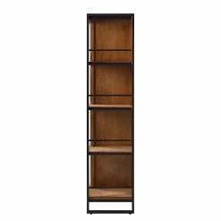 Ars manufacti Regal Manchester VII - Akazie massiv / Metall - Akazie / Anthrazit -BÜROMÖBEL Verkaufsgeschäft 1000210955 201008 16420300013 DETAILS P000000001000210955