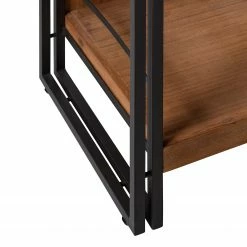 Ars manufacti Regal Manchester VII - Akazie massiv / Metall - Akazie / Anthrazit -BÜROMÖBEL Verkaufsgeschäft 1000210955 201008 16421300017 DETAILS P000000001000210955