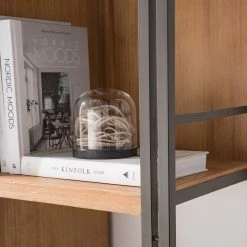 Ars manufacti Regal Manchester VII - Akazie massiv / Metall - Akazie / Anthrazit -BÜROMÖBEL Verkaufsgeschäft 1000210955 210121 12574700011 DETAILS P000000001000210955