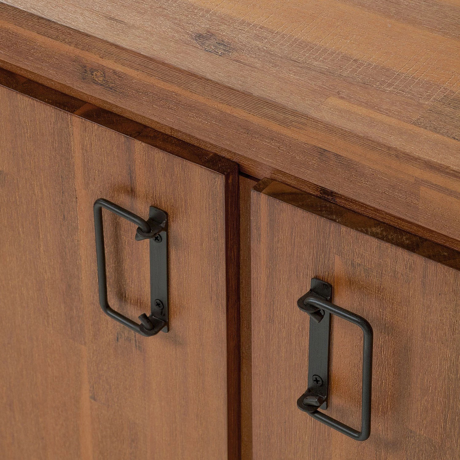 Ars manufacti Sideboard Manchester VI - Akazie massiv / Metall - Akazie / Anthrazit 9 Ars manufacti Sideboard Manchester VI - Akazie massiv / Metall - Akazie / Anthrazit – Bild 7