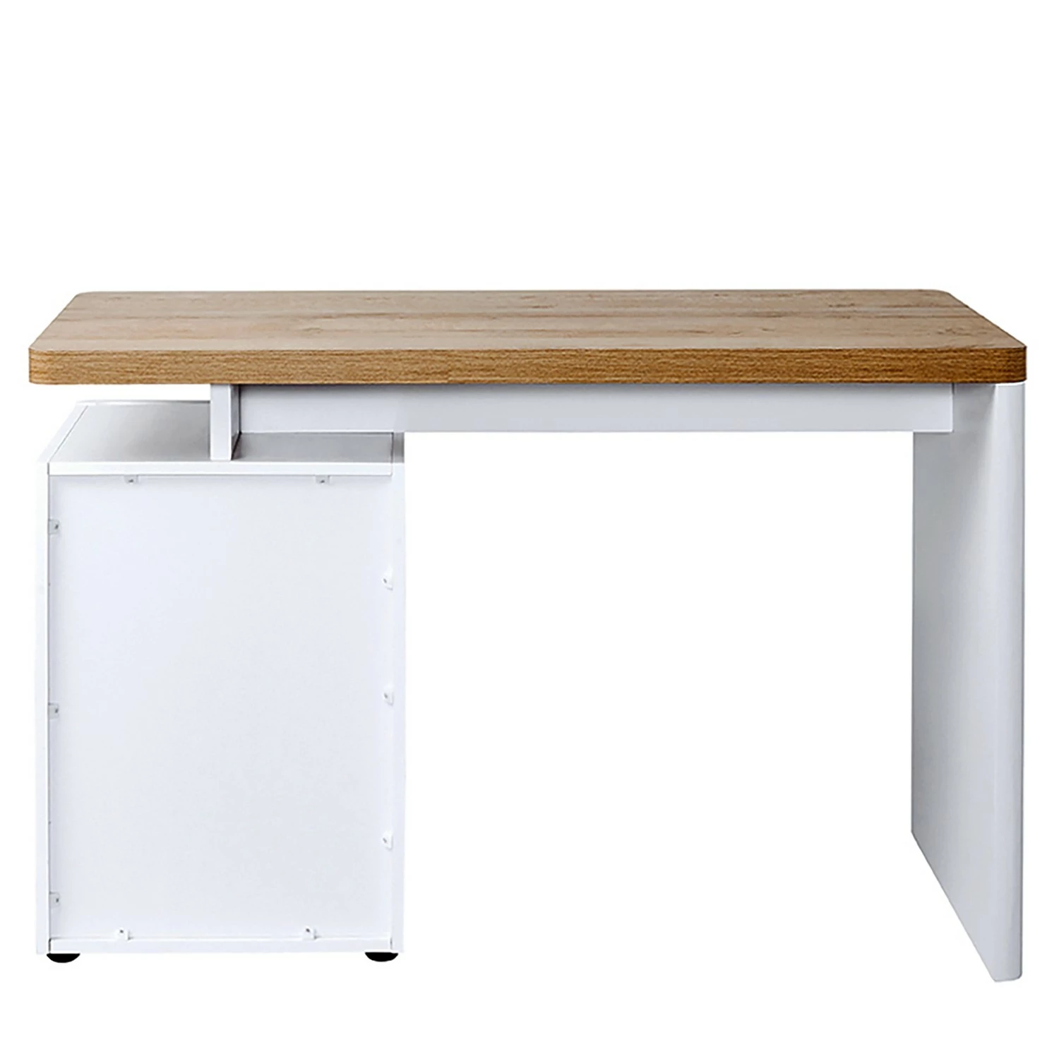 Jahnke Schreibtisch Cuuba Libre 120 - Eiche Dekor / Weiß 6 Jahnke Schreibtisch Cuuba Libre 120 - Eiche Dekor / Weiß – Bild 4