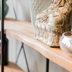 Red Living Regal Toome I - Akazie massiv / Metall - Akazie / Schwarz -BÜROMÖBEL Verkaufsgeschäft 1000211451 200504 13494400188 DETAILS P000000001000211451