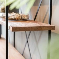 Red Living Regal Toome I - Akazie massiv / Metall - Akazie / Schwarz -BÜROMÖBEL Verkaufsgeschäft 1000211451 200504 13494400190 DETAILS P000000001000211451