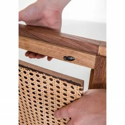 Naturoo Sideboard Nyack - Mango massiv / Wiener Geflecht - Mango / Gold -BÜROMÖBEL Verkaufsgeschäft 1000211454 210217 11363300006 DETAILS P000000001000211454