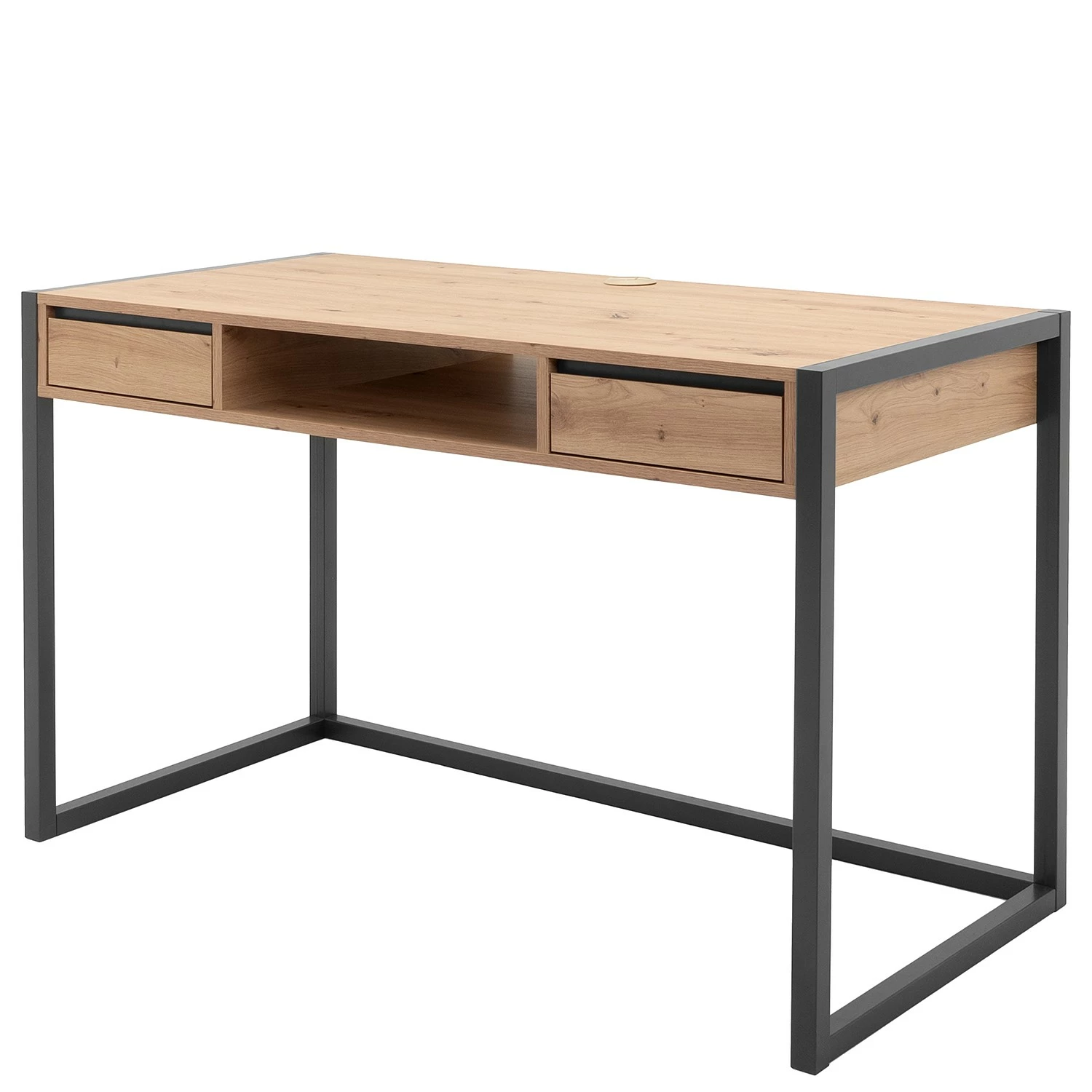 Red Living Schreibtisch Denville - Artisaneiche Dekor / Anthrazit 3 Red Living Schreibtisch Denville - Artisaneiche Dekor / Anthrazit