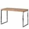 Furnitive Schreibtisch Gloster - Akazie massiv / Metall - Akazie / Chrom -BÜROMÖBEL Verkaufsgeschäft 1000211718 200506 12473000047 IMAGE P000000001000211718