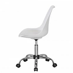 Furnitive Bürostuhl Kahoka - Kunstleder / Metall - Chrom - Weiß -BÜROMÖBEL Verkaufsgeschäft 1000211737 200506 12473400170 DETAILS P000000001000211737