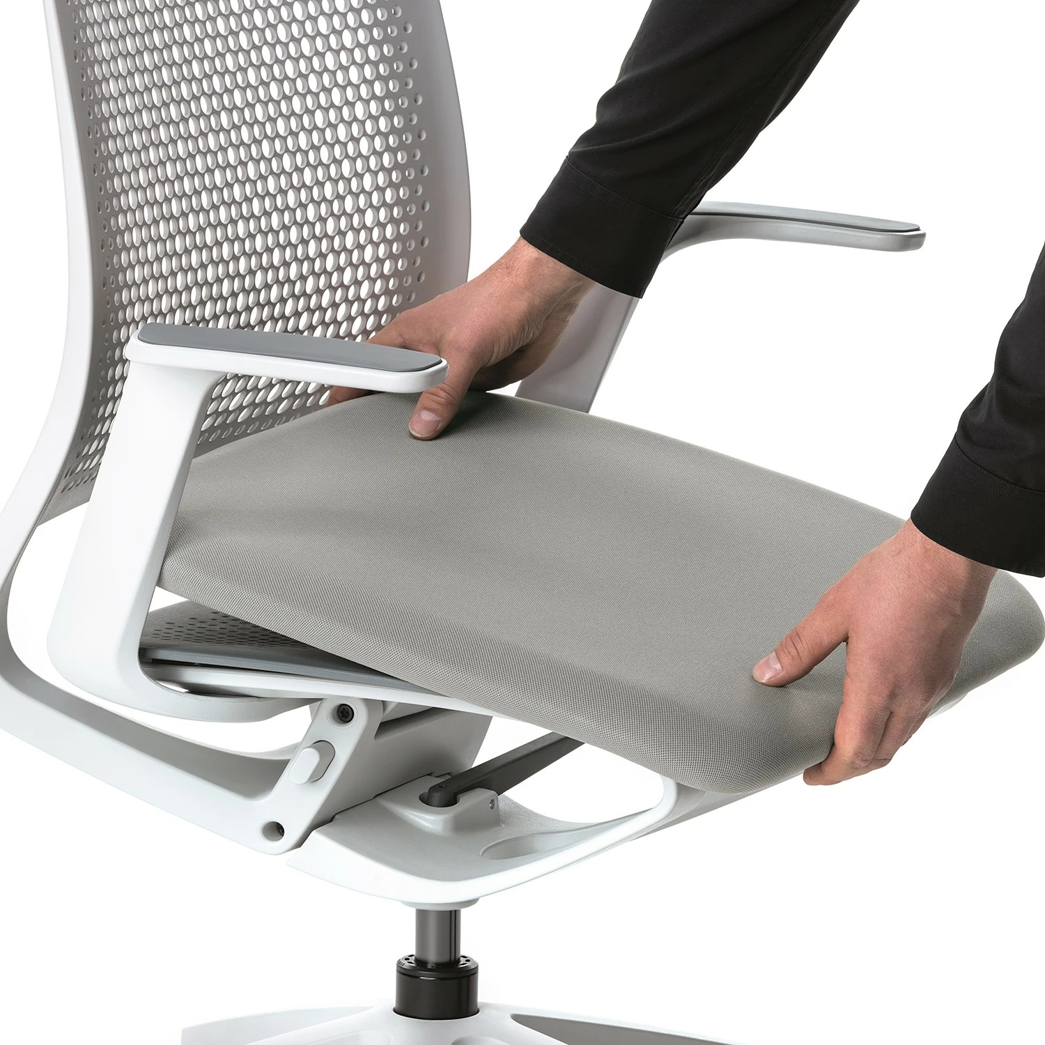 Sedus Bürostuhl se:motion IV - Weiß / Hellgrau 7 Sedus Bürostuhl se:motion IV - Weiß / Hellgrau – Bild 5