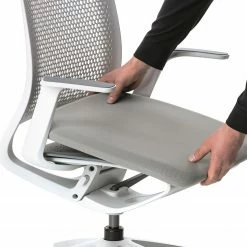 Sedus Bürostuhl se:motion III - Hellgrau / Weiß -BÜROMÖBEL Verkaufsgeschäft 1000212418 200507 14154900176 DETAILS P000000001000212418