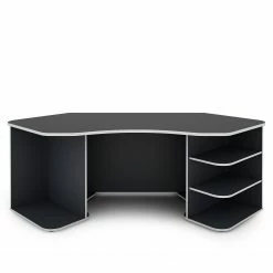 Furnitive Eckschreibtisch Crosswoods - Anthrazit / Weiß -BÜROMÖBEL Verkaufsgeschäft 1000212452 200511 14234600057 DETAILS P000000001000212452