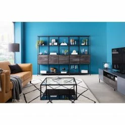 Fredriks Regal Meon III - Eiche Grau Dekor - Breite: 101 cm -BÜROMÖBEL Verkaufsgeschäft 1000213234 210104 13264800009 MOOD DETAILS P000000001000213234 mood