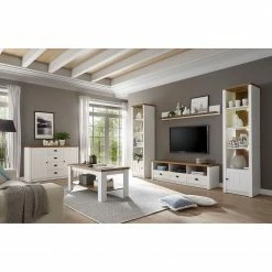 Norrwood Sideboard Proville II - Eiche Weiß Dekor / Eiche Dekor -BÜROMÖBEL Verkaufsgeschäft 1000213899 200525 13152000160 MOOD DETAILS P000000001000213899 mood