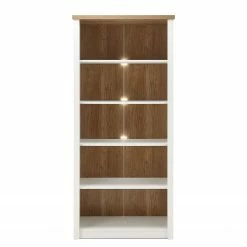 Norrwood Regal Proville I - Eiche Weiß Dekor / Eiche Dekor -BÜROMÖBEL Verkaufsgeschäft 1000213900 200525 13152900169 DETAILS P000000001000213900