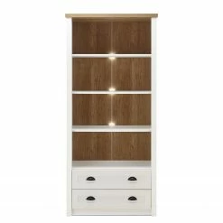 Norrwood Regal Proville III - Eiche Weiß Dekor / Eiche Dekor -BÜROMÖBEL Verkaufsgeschäft 1000213905 200525 13161100204 DETAILS P000000001000213905