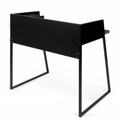 Temahome Schreibtisch Volga - Metall - Beton Dekor Schwarz / Schwarz -BÜROMÖBEL Verkaufsgeschäft 1000214021 200527 06045900058 DETAILS P000000001000214021