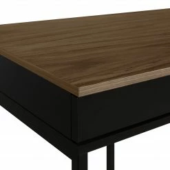 Temahome Schreibtisch City - Nussbaum / Schwarz -BÜROMÖBEL Verkaufsgeschäft 1000214065 200527 06061000142 DETAILS P000000001000214065