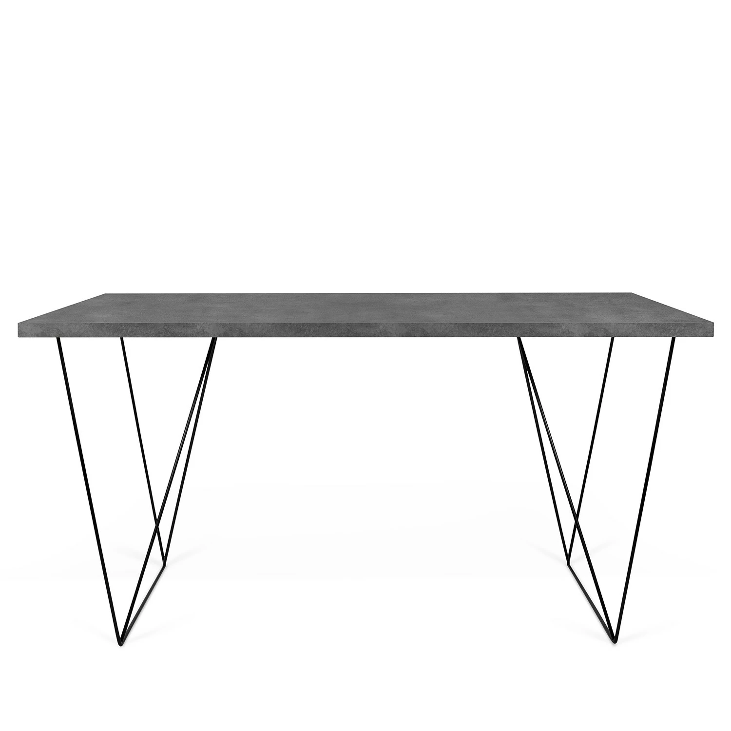 Temahome Schreibtisch Hueva I - Beton Dekor / Schwarz 6 Temahome Schreibtisch Hueva I - Beton Dekor / Schwarz – Bild 4