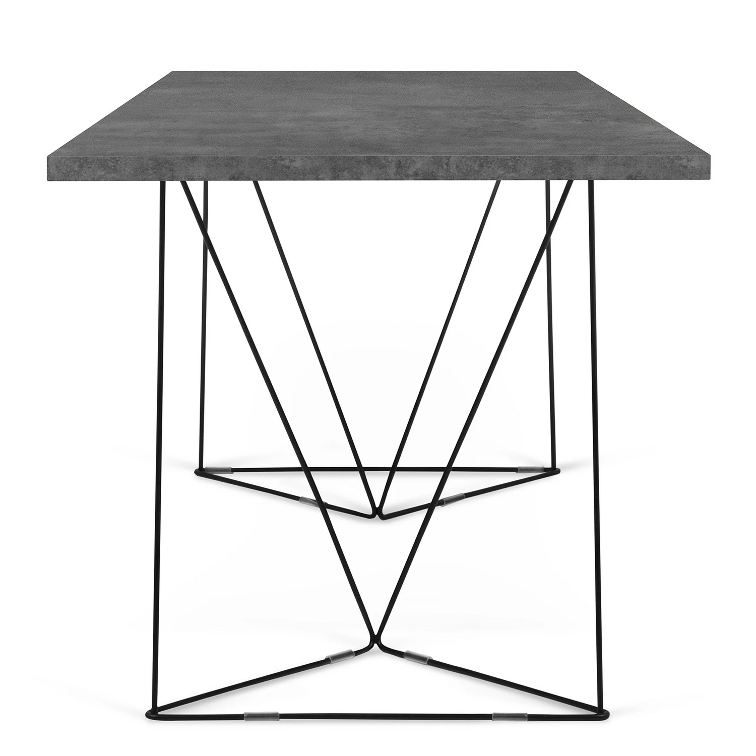 Temahome Schreibtisch Hueva I - Beton Dekor / Schwarz 7 Temahome Schreibtisch Hueva I - Beton Dekor / Schwarz – Bild 5