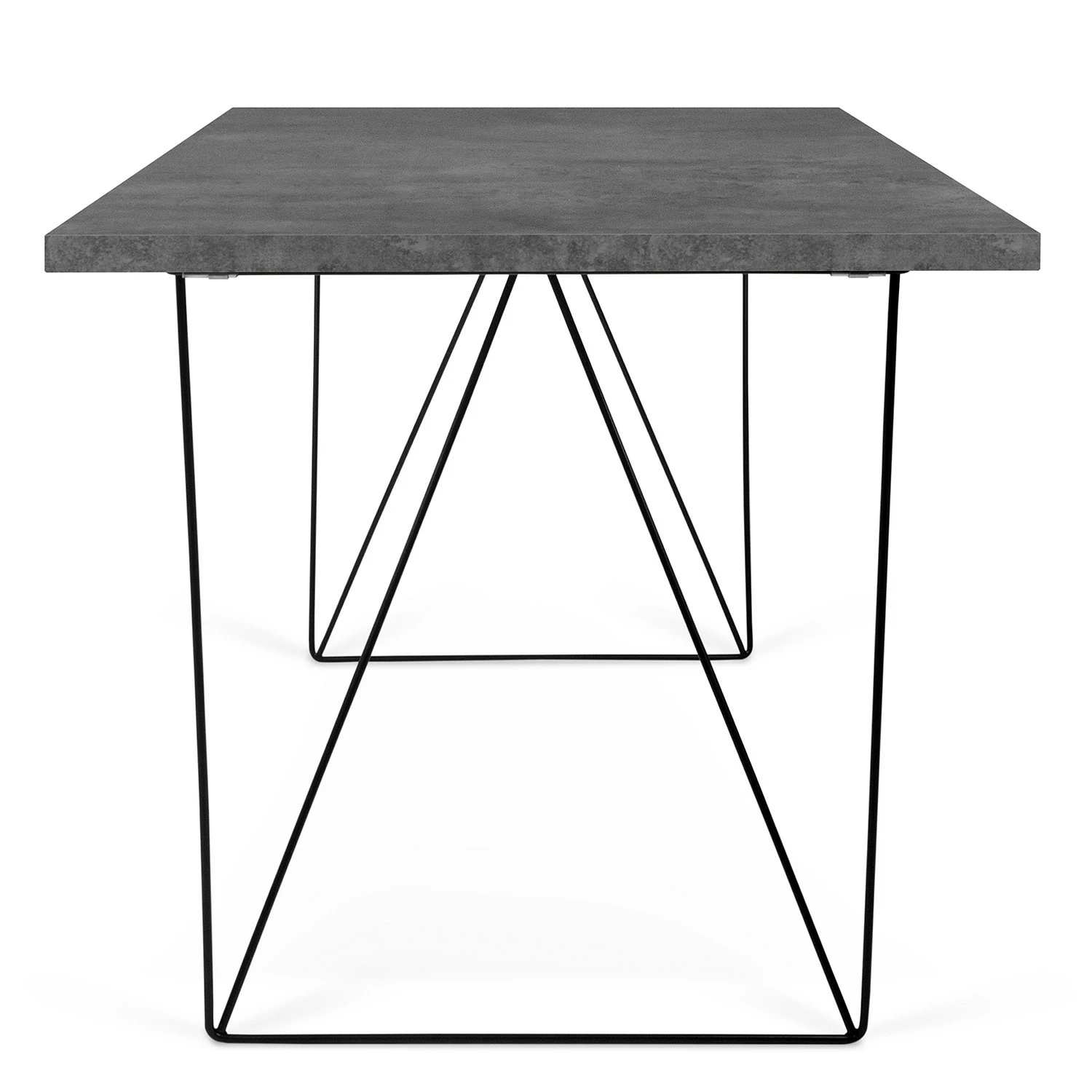 Temahome Schreibtisch Hueva I - Beton Dekor / Schwarz 10 Temahome Schreibtisch Hueva I - Beton Dekor / Schwarz – Bild 8