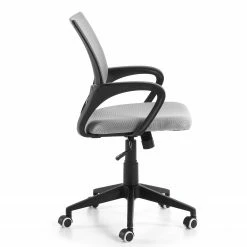 Furnitive Bürostuhl Elrick - Nylon & Mesh / Stahl - Grau / Schwarz -BÜROMÖBEL Verkaufsgeschäft 1000214311 200609 07300800003 DETAILS P000000001000214311