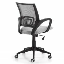 Furnitive Bürostuhl Elrick - Nylon & Mesh / Stahl - Grau / Schwarz -BÜROMÖBEL Verkaufsgeschäft 1000214311 200609 07300800004 DETAILS P000000001000214311