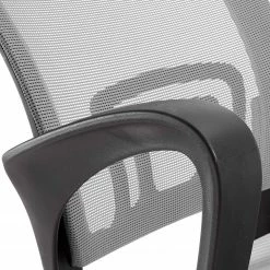 Furnitive Bürostuhl Elrick - Nylon & Mesh / Stahl - Grau / Schwarz -BÜROMÖBEL Verkaufsgeschäft 1000214311 200609 07300900005 DETAILS P000000001000214311