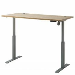 Furnitive Schreibtisch Okay - Eiche Sonoma Dekor -BÜROMÖBEL Verkaufsgeschäft 1000214320 201021 14074200014 DETAILS P000000001000214320