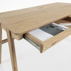 Furnitive Schreibtisch Runton - Esche teilmassiv - Esche -BÜROMÖBEL Verkaufsgeschäft 1000214322 200609 07302200020 DETAILS P000000001000214322