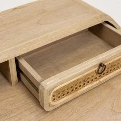 Furnitive Schreibtisch Nobhill - Mindi massiv / Rattan - Mindiholz / Wiener Geflecht 22 Furnitive Schreibtisch Nobhill - Mindi massiv / Rattan - Mindiholz / Wiener Geflecht -BÜROMÖBEL Verkaufsgeschäft 1000214325 200609 07305100053 DETAILS P000000001000214325