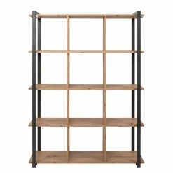 Red Living Regal Denville - Eiche Artisan Dekor / Anthrazit -BÜROMÖBEL Verkaufsgeschäft 1000214500 200608 14163800090 DETAILS P000000001000214500