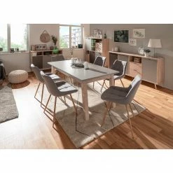 Mørteens Sideboard Elysian - Grau / Eiche Dekor -BÜROMÖBEL Verkaufsgeschäft 1000214503 200608 14173800125 MOOD DETAILS P000000001000214503 mood