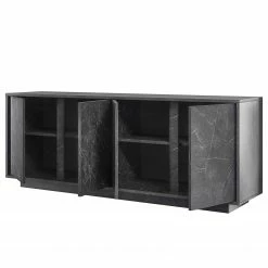 LC Spa Sideboard Carrara - Marmor Anthrazit Dekor -BÜROMÖBEL Verkaufsgeschäft 1000216292 200630 09124400041 DETAILS P000000001000216292