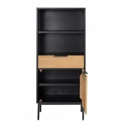 Studio Copenhagen Regal Xavi - Echtholzfurnier / Metall - Eiche / Eiche Schwarz -BÜROMÖBEL Verkaufsgeschäft 1000218026 220107 12570000078 DETAILS P000000001000218026