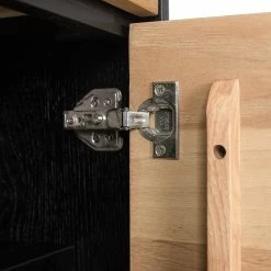 Studio Copenhagen Regal Xavi - Echtholzfurnier / Metall - Eiche / Eiche Schwarz -BÜROMÖBEL Verkaufsgeschäft 1000218026 220107 12570000084 DETAILS P000000001000218026