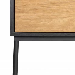 Studio Copenhagen Regal Xavi - Echtholzfurnier / Metall - Eiche / Eiche Schwarz -BÜROMÖBEL Verkaufsgeschäft 1000218026 220107 12570100090 DETAILS P000000001000218026