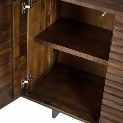 Studio Copenhagen Sideboard Kirley II - Akazie massiv - Akazie Dunkel -BÜROMÖBEL Verkaufsgeschäft 1000218073 210311 12040200016 DETAILS P000000001000218073