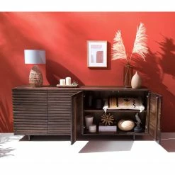 Studio Copenhagen Sideboard Kirley II - Akazie massiv - Akazie Dunkel -BÜROMÖBEL Verkaufsgeschäft 1000218073 210420 08100800011 MOOD DETAILS P000000001000218073 mood