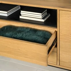 Studio Copenhagen Sideboard Flox II - Echtholzfurnier / Metall - Eiche / Schwarz -BÜROMÖBEL Verkaufsgeschäft 1000218135 211020 14143800071 DETAILS P000000001000218135 1