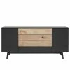 GWINNER Sideboard Misano - Anthrazit / Wildeiche - Ohne Beleuchtung 2 GWINNER Sideboard Misano - Anthrazit / Wildeiche - Ohne Beleuchtung -BÜROMÖBEL Verkaufsgeschäft 1000218343 200828 11293400217 IMAGE P000000001000218343